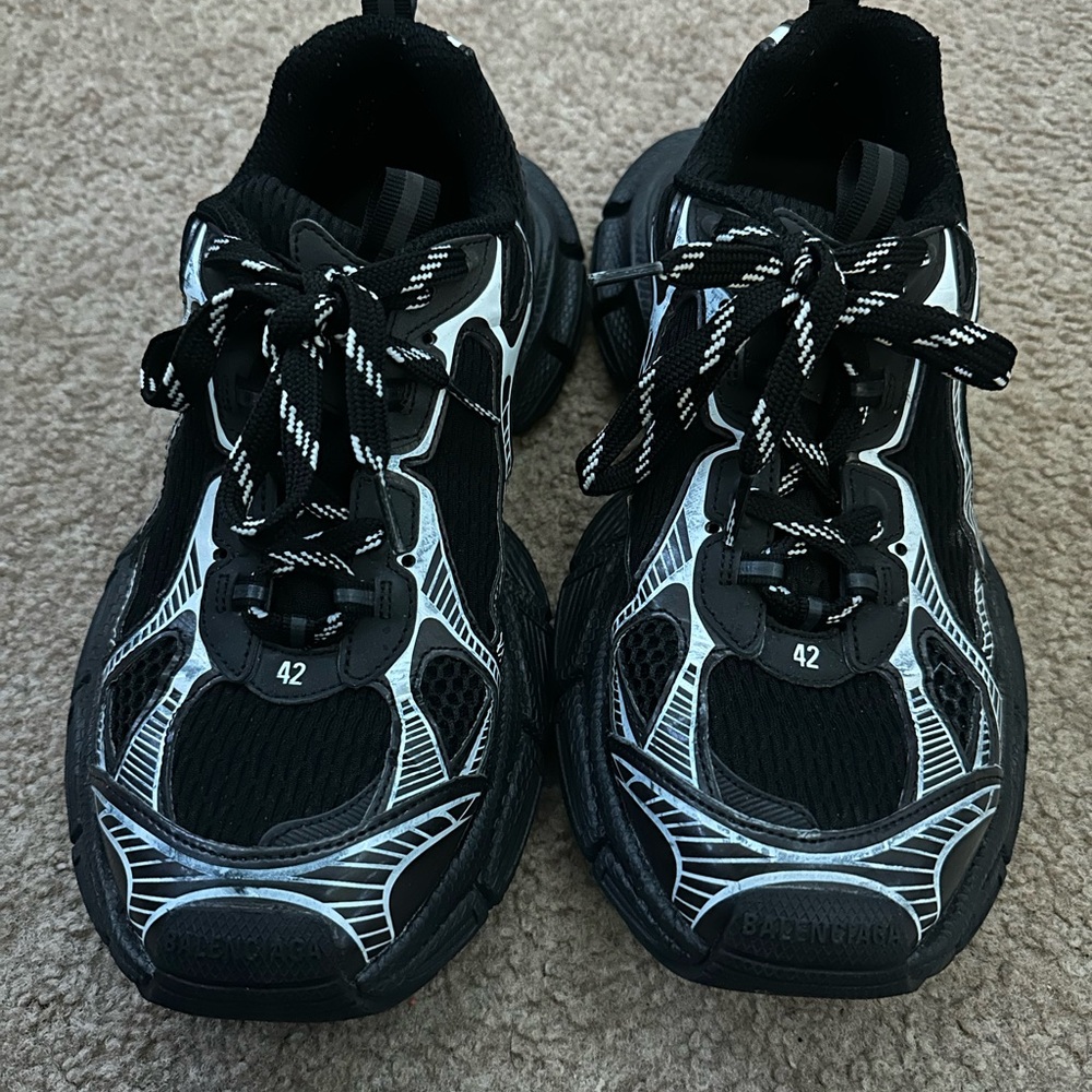 Balenciaga Monochrome Athletic Sneakers